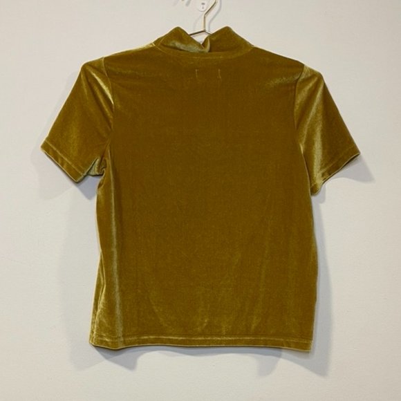 Madewell Velvet Mockneck Top - Picture 5 of 7